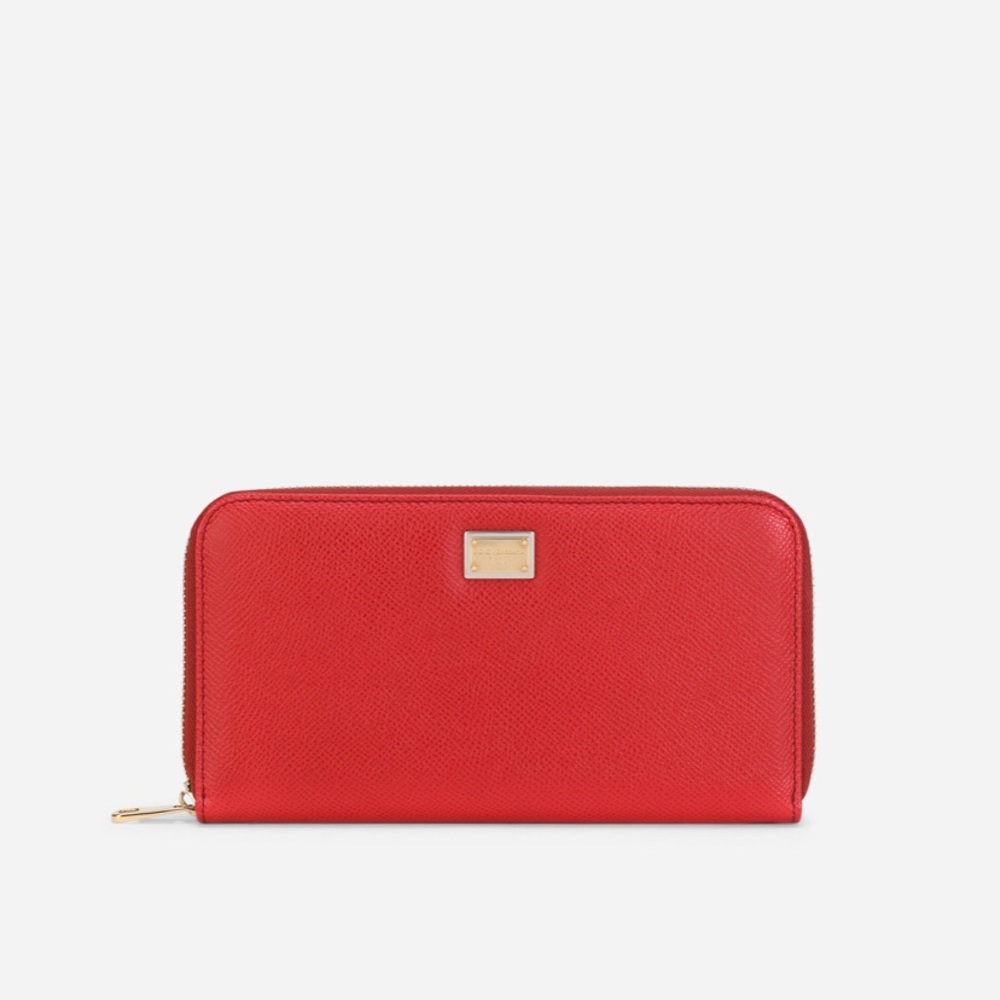 NWT- AUTHENTIC DOLCE & GABBANA zip around wallet